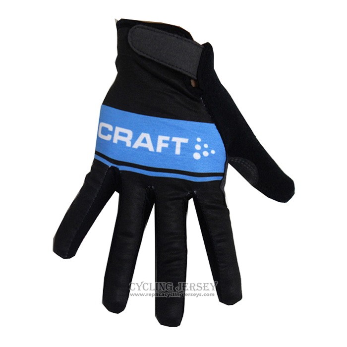 2020 Craft Full Finger Gloves Cycling Black Blue